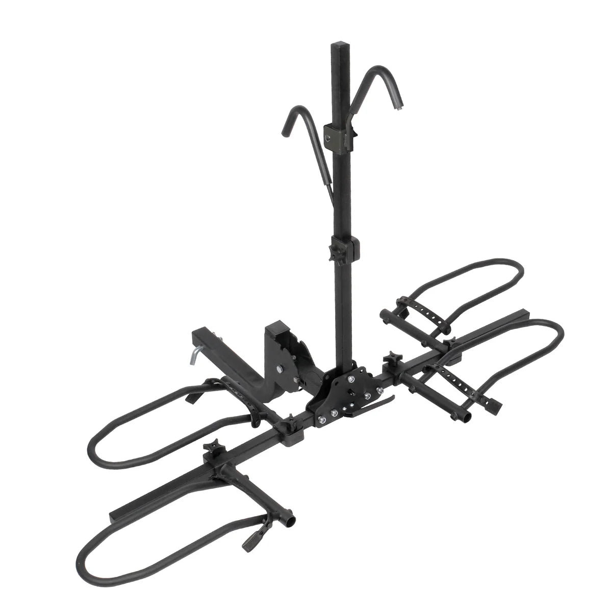 Hitch Mount Bike Rack for 2 Bikes Platform Style Bicycle Carrier for Car with 2  Hitch Receiver, Folding