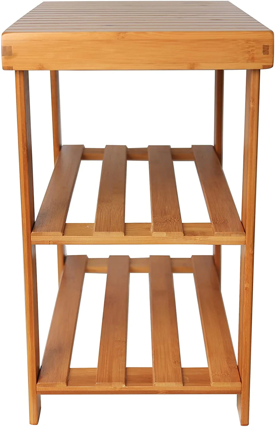 Solid Wood Double Shoe Bench Shoe Rack