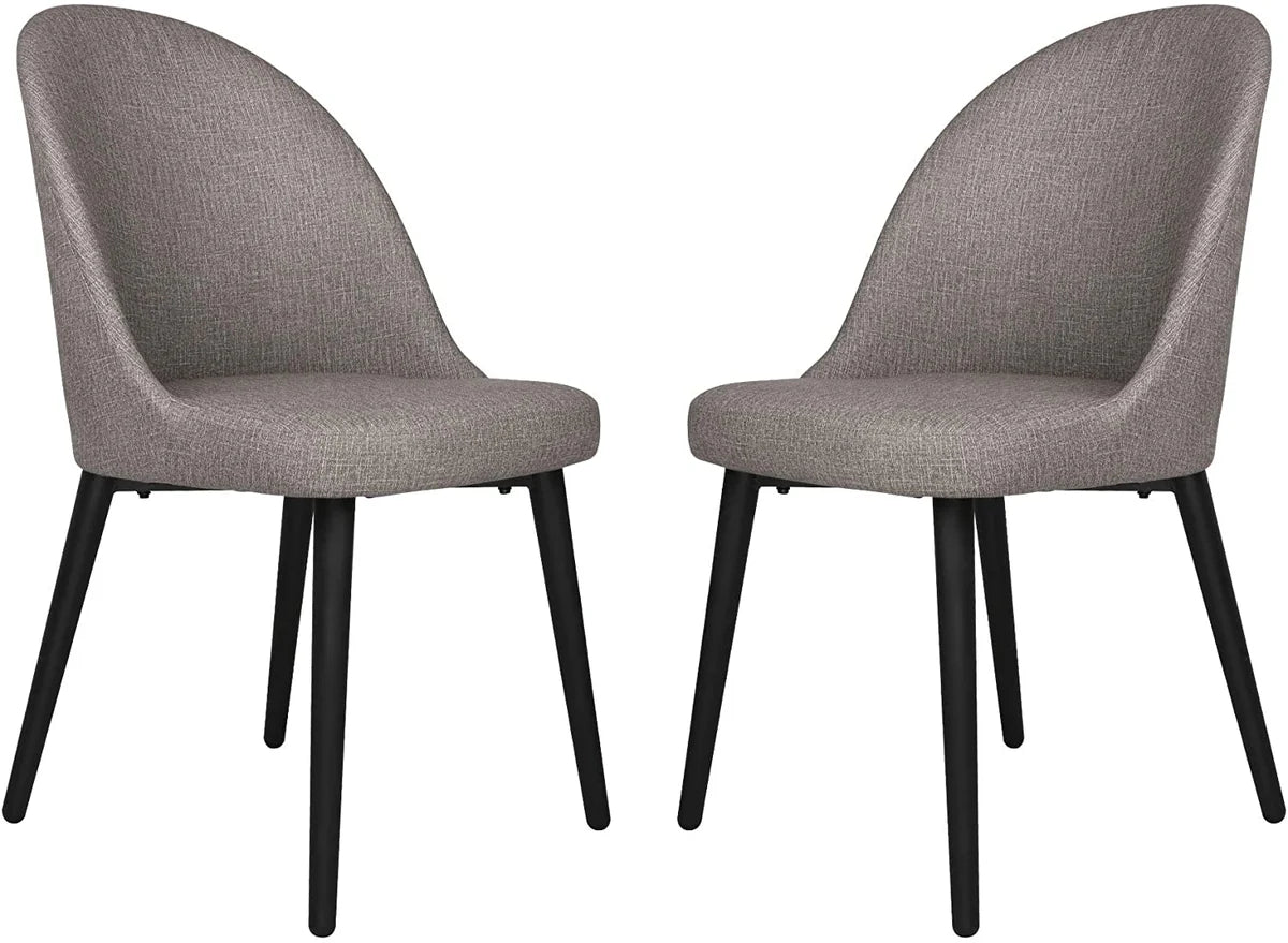 Elegant and Modern Dining Chair Set of 2, Metal Frame Comfortable and High Class Vinyl Seat, Water Repellent & Fire Retardant Suitable for Home and Restaurants, 400 lbs