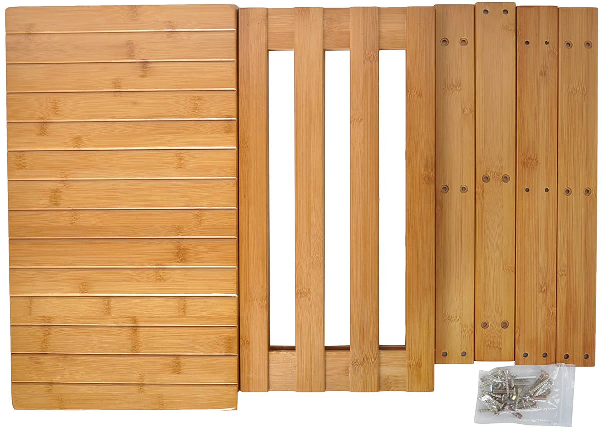 Solid Wood Double Shoe Bench Shoe Rack