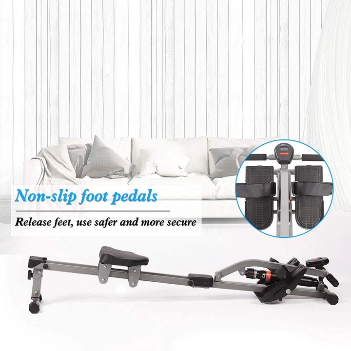 Hydraulic Rowing Machine Full Body Stamina Exercise Power with 12 Levels Adjustable Resistance | karmasfar.usHydraulic Rowing Machine Full Body Stamina Exercise Power with 12 Levels Adjustable Resistance | karmasfar.us