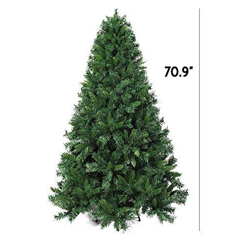 6’ Artificial Christmas Tree with 800 Branch Tips, Green