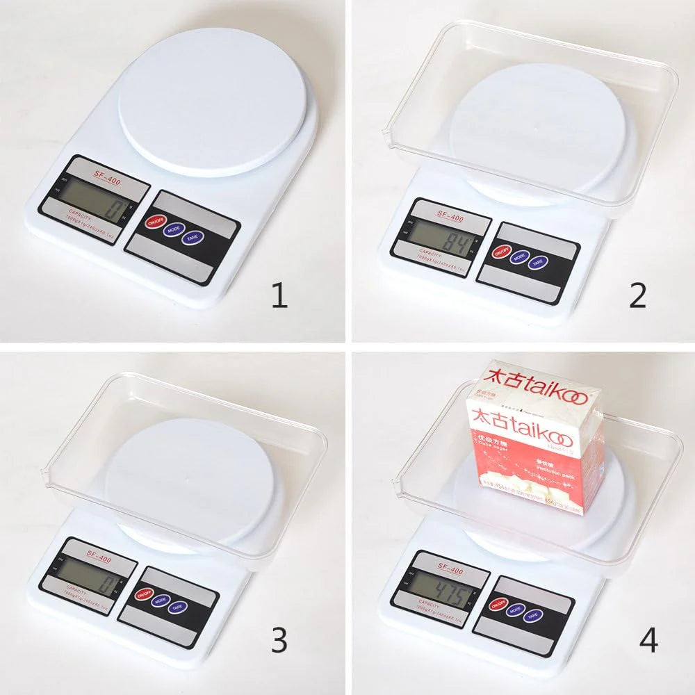7000g/1g Digital Food Kitchen Scale Pocket Scale with LCD Display for Backing and Cooking