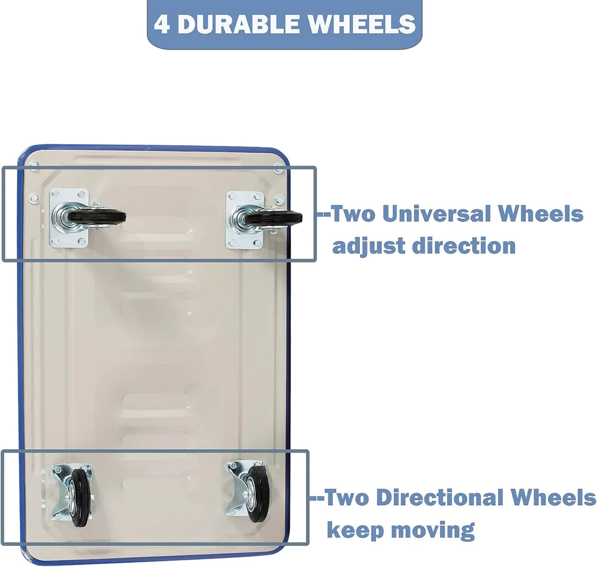 Collapsible Platform Cart Hand Truck Moving Push Flatbed Trolley, 330lbs Capacity | karmasfar.us