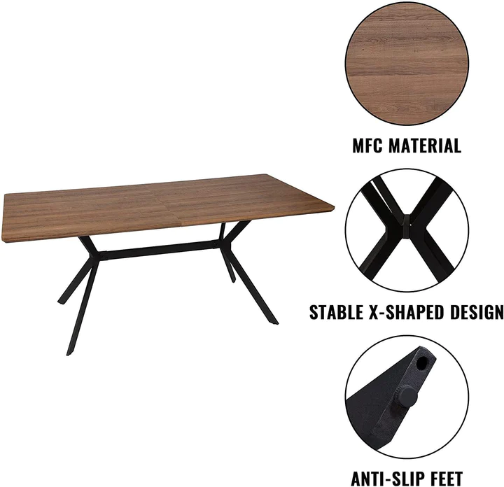 Dining Table Mid-Century Vintage Kitchen Table for Living Room