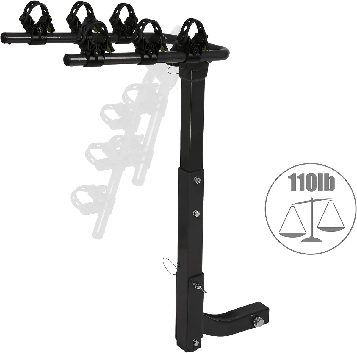 Hitch Bike Rack for 3 Bikes Foldable Bicycle Carrier for Car with 2  Hitch Receiver