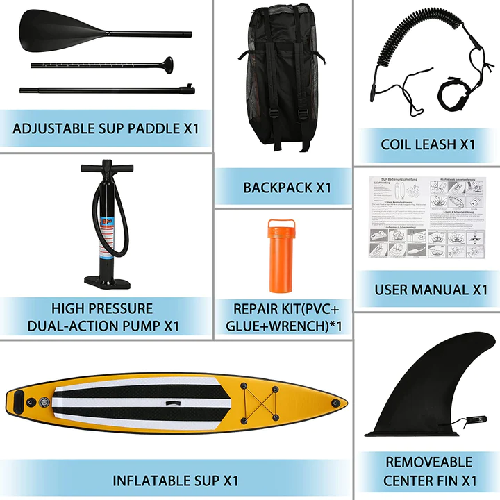 Inflatable Paddle Boards Ultra-Light Stand Up Paddle Board Surf Board Non-Slip Deck