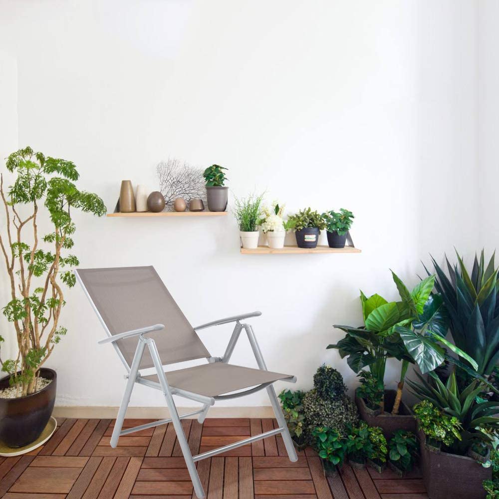 Adjustable Fabric Bench Top Metal Support Chair Outdoor Leisure Chair High Back Stable Triangle Structure | karmasfar.us